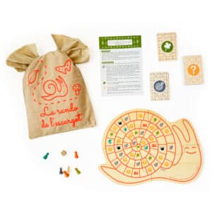 Jeu de l'oie en bois