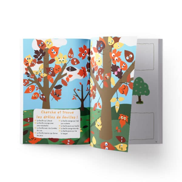 Cahier de vacances pour enfants sur les arbres