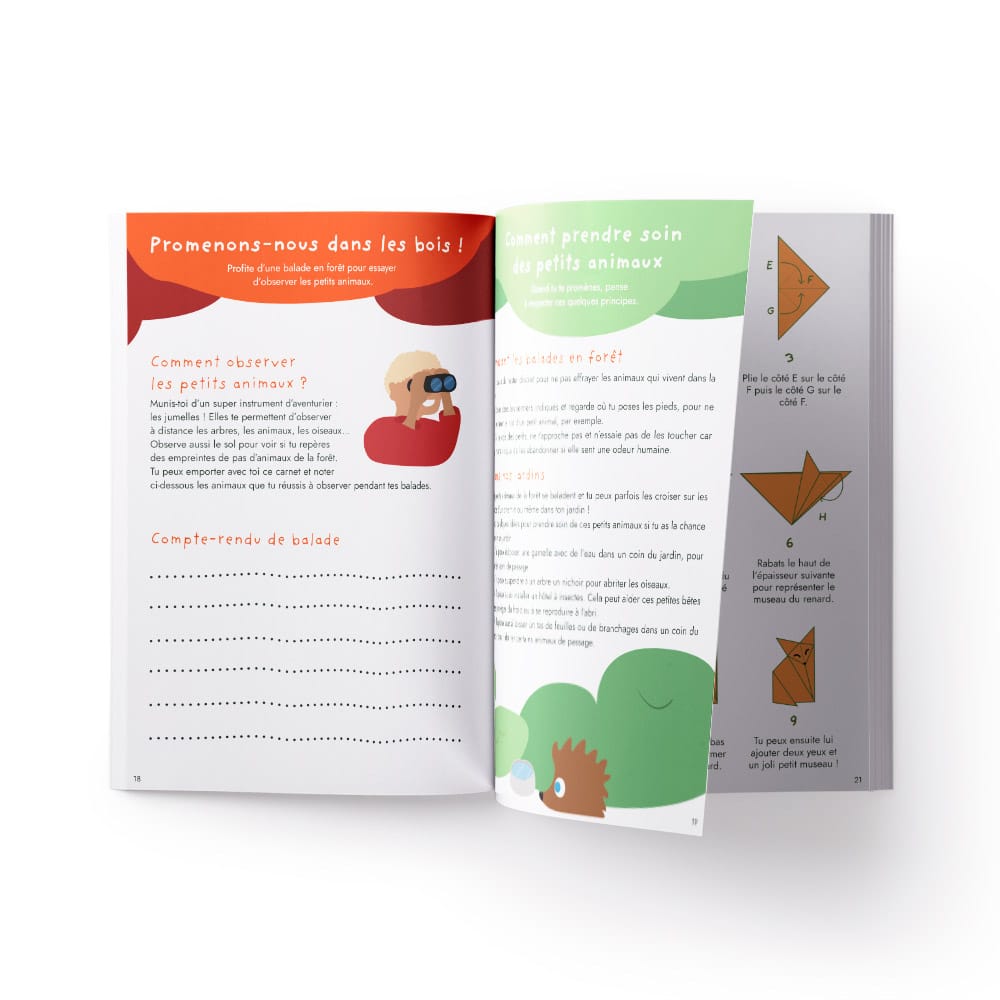 Cahier de vacances pour enfant