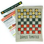Dames Tomates - Jeu de dames en bois original