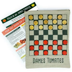 Jeu de dames en bois