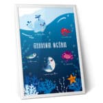 Affiche Animaux de l'océan