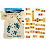 Jeu de dominos en bois