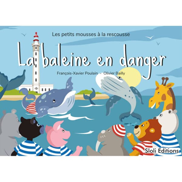 Couverture du livre La baleine en danger