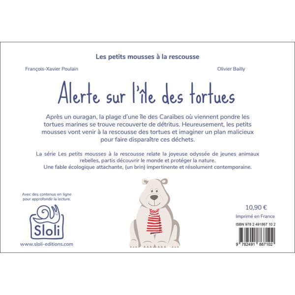 Résumé du livre pour enfants - Alerte sur l'île des tortues