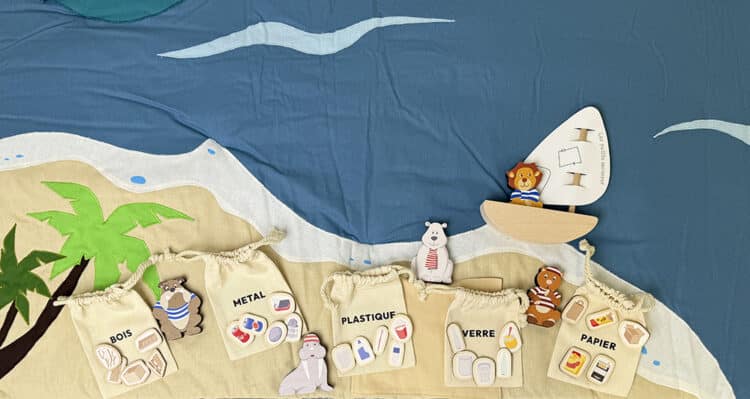 Les enfants ont ramassé et trié les déchets