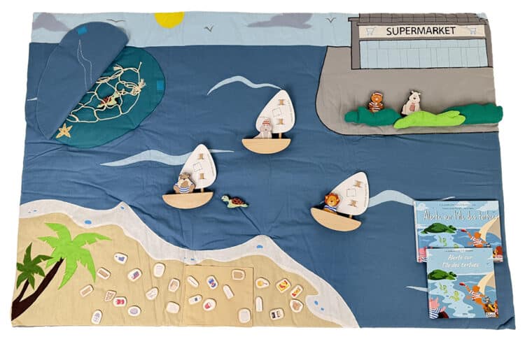 Raconte tapis sur la mer