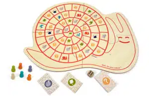 Jeu de l'oie géant en bois